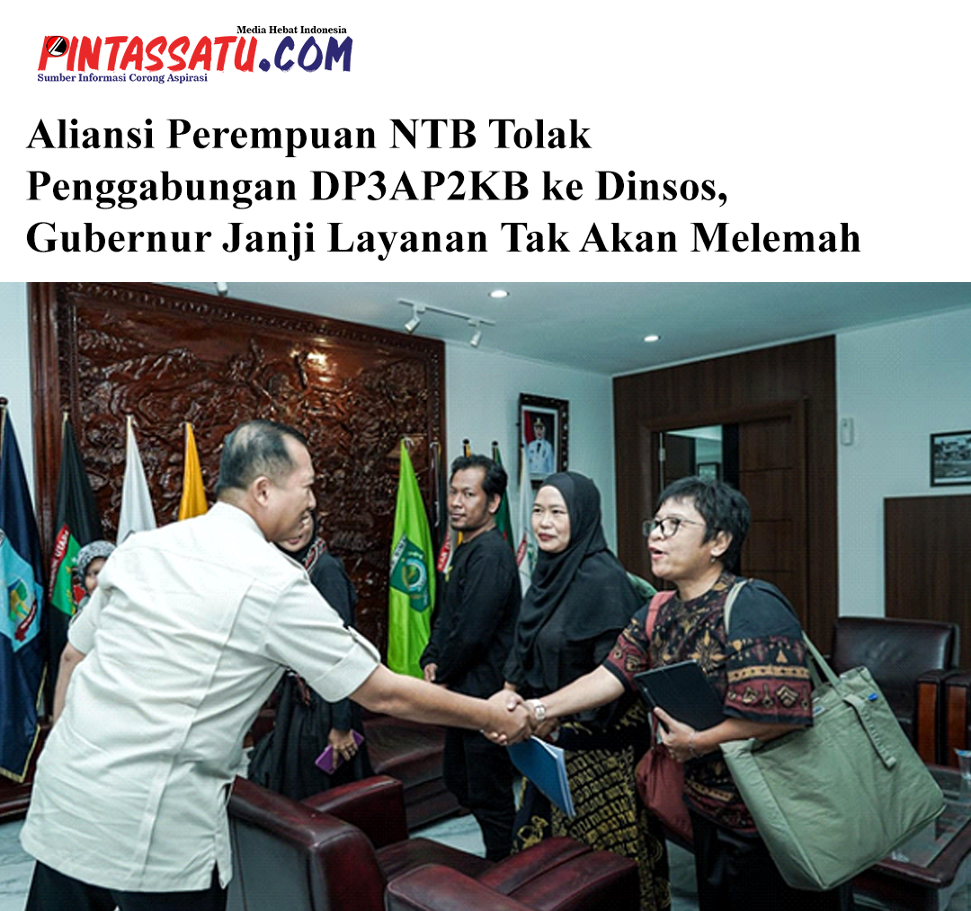 Aliansi Perempuan NTB Tolak Penggabungan DP3AP2KB ke Dinsos, Gubernur Janji Layanan Tak Akan Melemah web pic