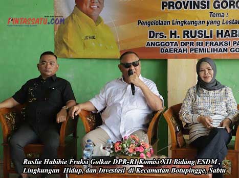 Ruslie Habibie menjadi harapan besar masyarakat Botupingge