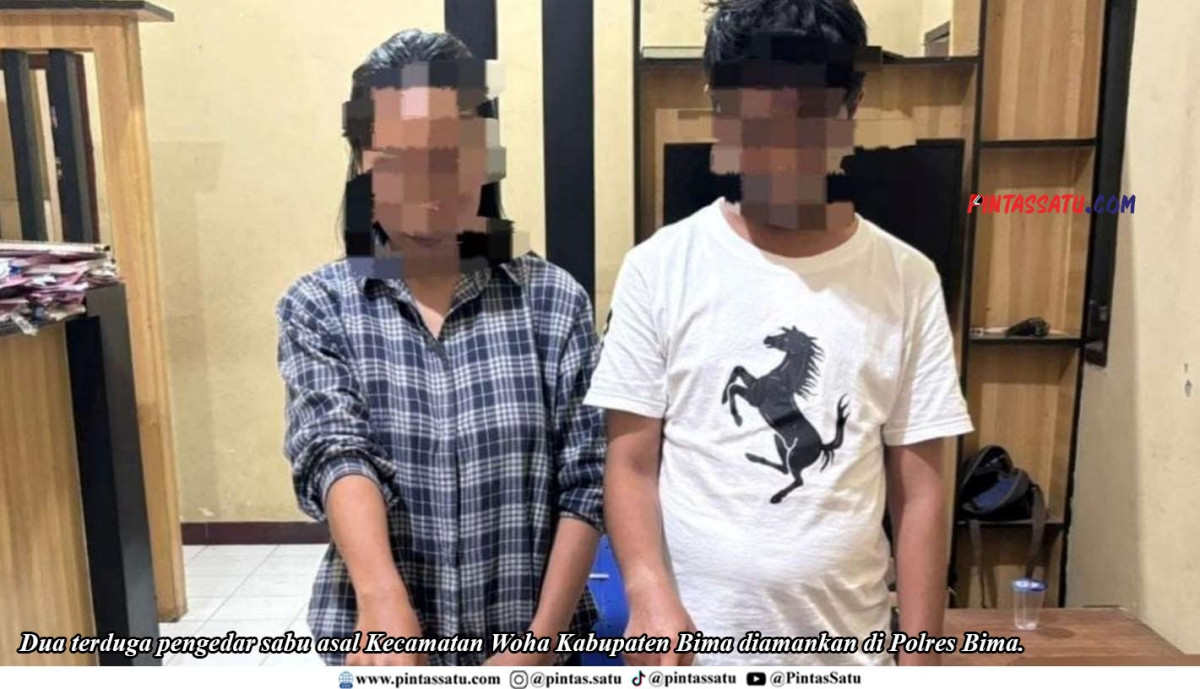 Dua Pria dan Wanita di Bima Sembunyikan Sabu di Karung Garam