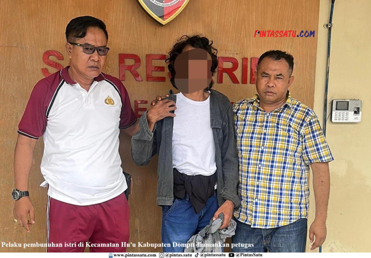 Pelaku pembunuhan istri di dompu