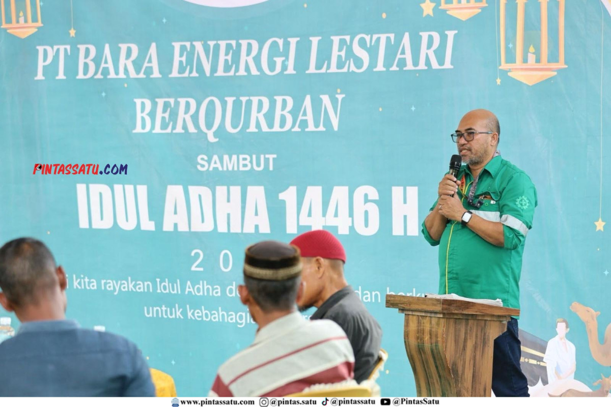Sambut Idul Adha 1446 H, PT Bara Energi Lestari Salurkan 62 Hewan Qurban