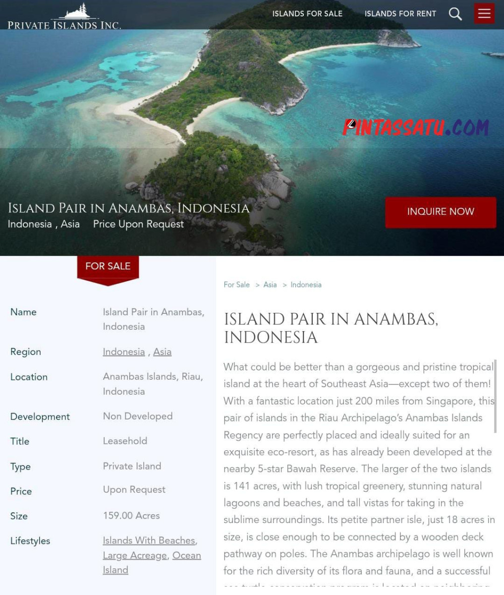 Wagub Kepri Isu Penjualan Pulau- Semua Pulau Tetap Milik NKRI_page2_image1